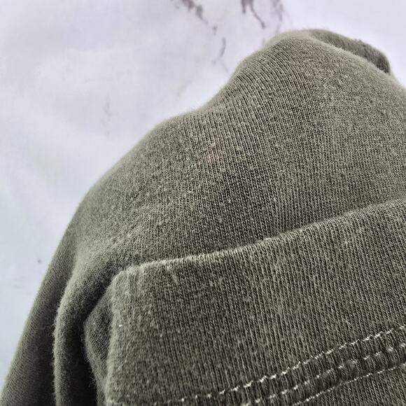 Carhartt T Shirt Mens XL Green Pocket Relaxed Fit Tee Short Raglan Force - Picture 9 of 11